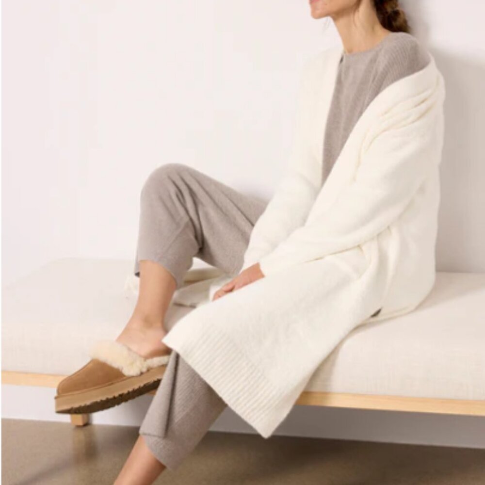 NWT Barefoot Dreams CozyChic Luxe High Slit Cardigan